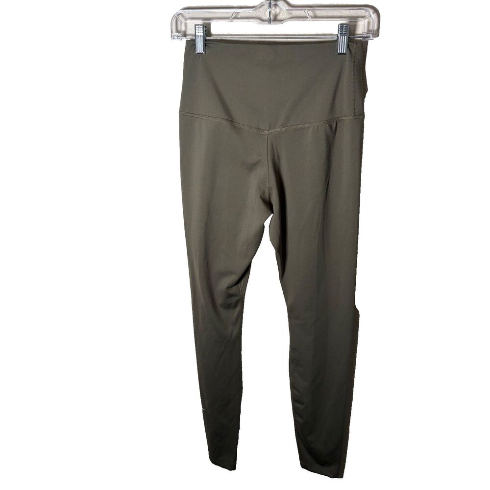 Nike Leggings Women's Small Green Olive Pull On Dri-Fit Athletic Active - Picture 2 of 8